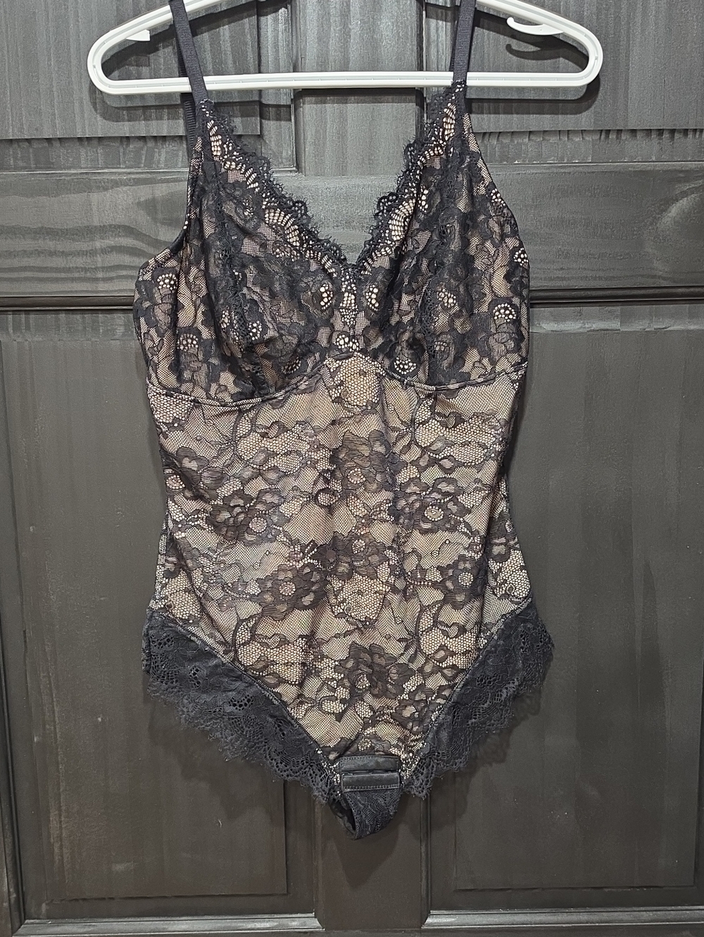 Black Lace Bodysuit - Women Intimates